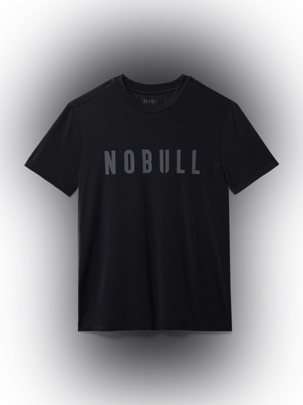 NOBULL Black Short-Sleeve Logo Tee Sz S